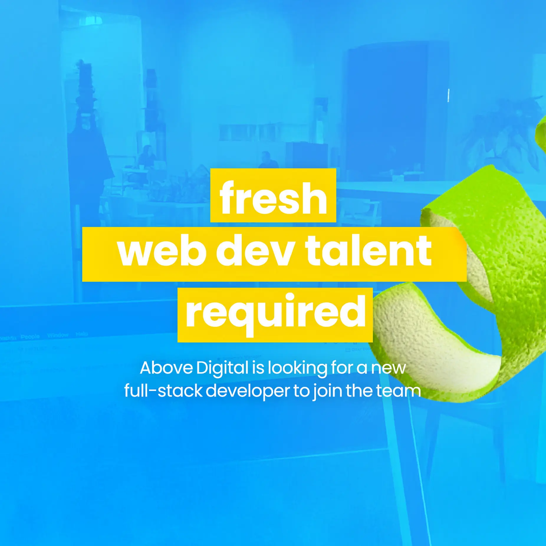 Above Digital is looking for a new senior WordPress web developer to join the team