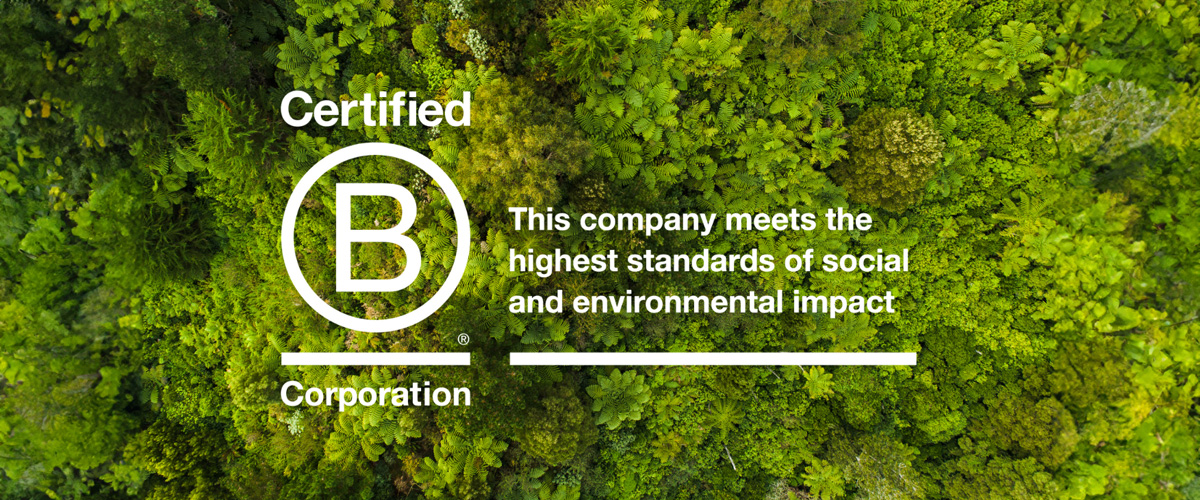 b corporation certificate ensuring a businesses limited impact on the environment
