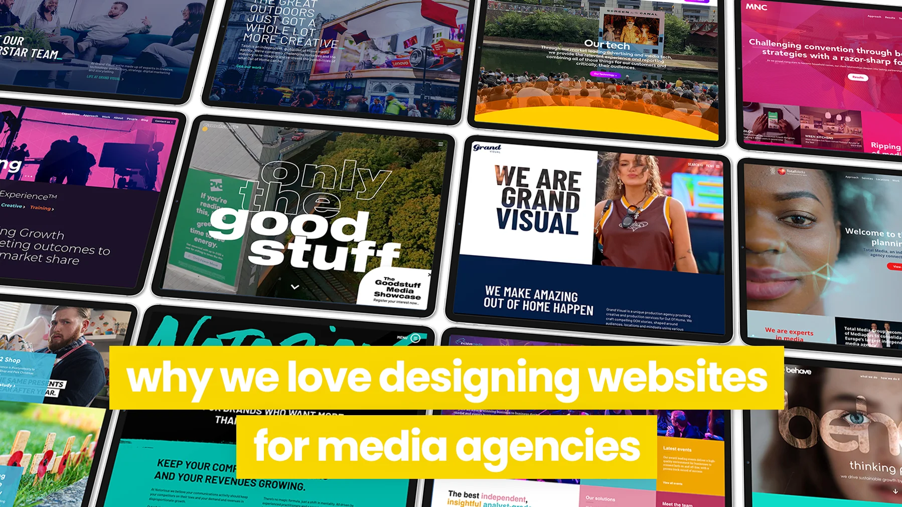Why we love designing bespoke websites for media agencies