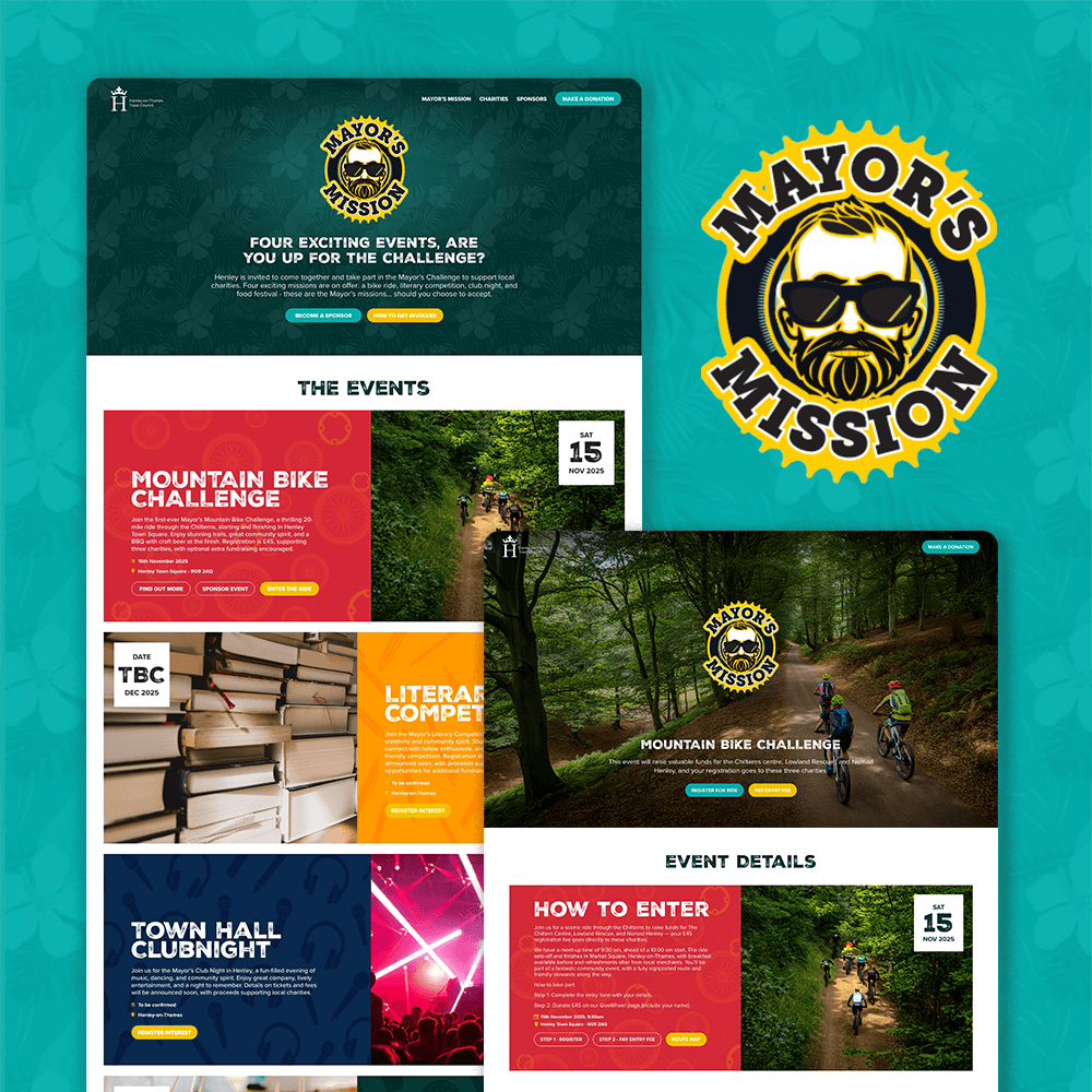 A Mayor’s Mission – Website for Charity Bike Ride is a success!