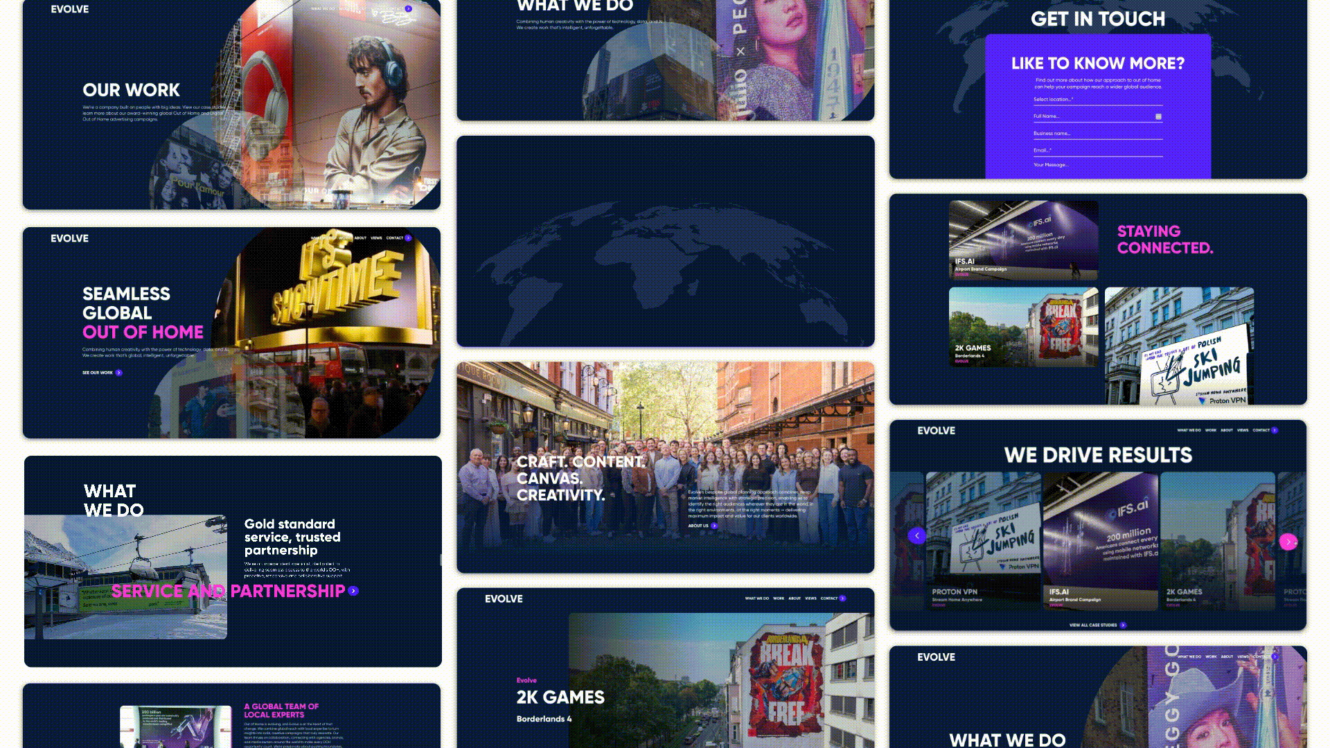 Inside the Evolve OOH website launch